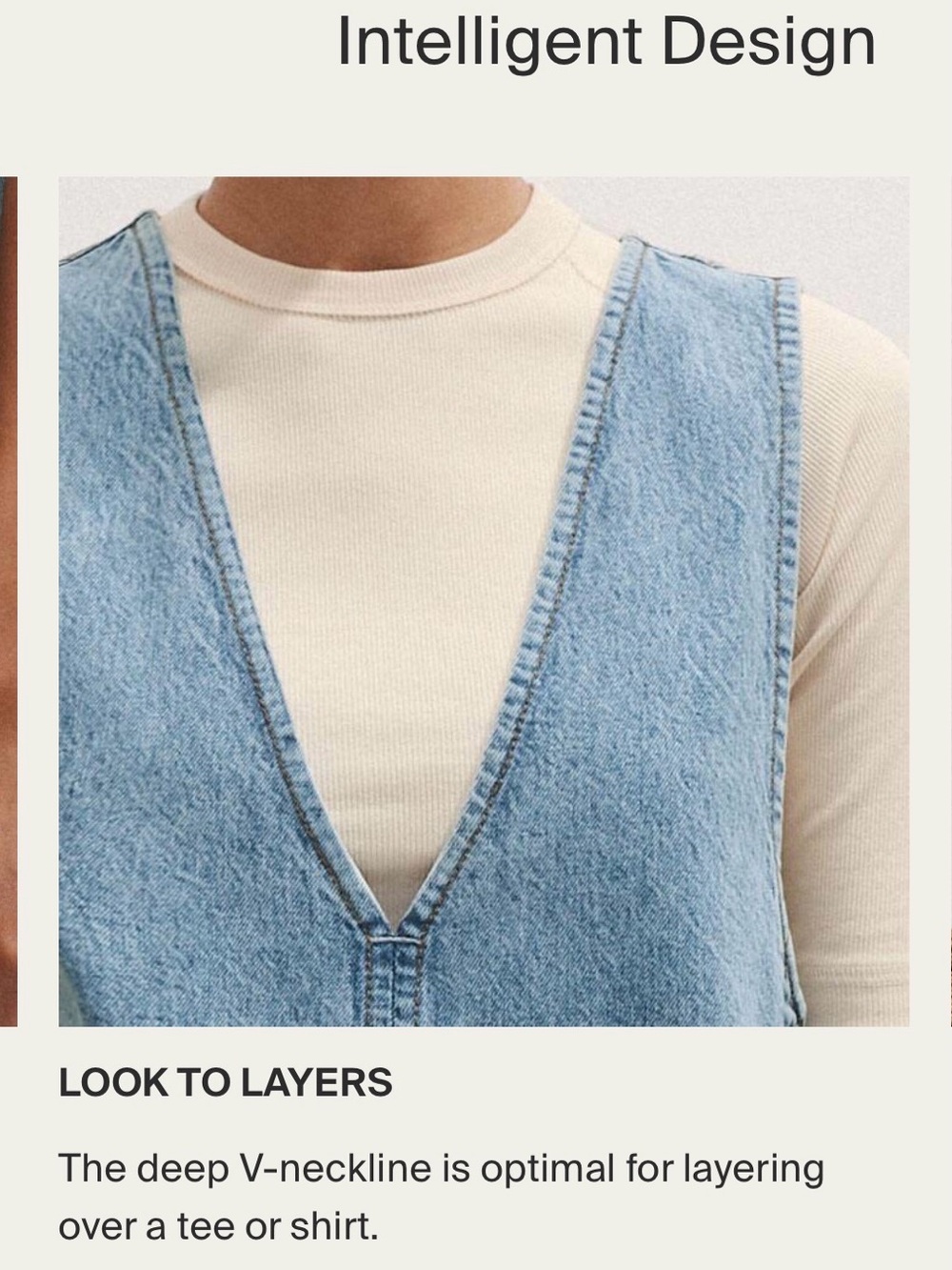 ME+EM Light Blue Denim Pinafore Dress - Picture 11 of 15
